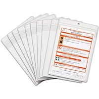 10 DURABLE Sichttaschen DIN A5 transparent genarbt 0,17 mm 10 DURABLE Sichttaschen DIN A5 transparent genarbt 0,17 mm