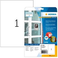 20 HERMA wetterfeste Etiketten weiß 210,0 mm x 297,0 cm