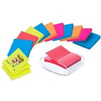 AKTION: Post-it® Super Sticky Z-Notes Bora Bora + Bangkok-Collection Haftnotizen-Set extrastark farbsortiert, 12 Blöcke + GRATIS Spender AKTION: Post-it® Super Sticky Z-Notes Bora Bora + Bangkok-Collection Haftnotizen-Set extrastark farbsortiert, 12 Blöcke + GRATIS Spender