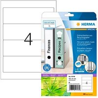80 HERMA Ordneretiketten weiß
