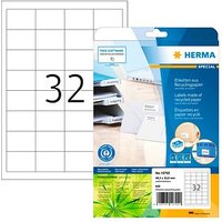 640 HERMA 10702 Recycling Etiketten weiß 48,3 x 33,8 mm