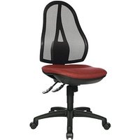 Topstar Bürostuhl Open Point SY, OP200G27 Stoff rot, Gestell schwarz