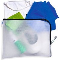 HERMA Reißverschlussbeutel transparent/schwarz, 1 St.