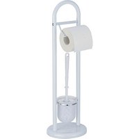 WENKO WC-Garnitur Siena weiß Metall