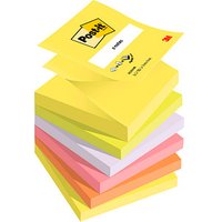 Post-it® Z-Notes Haftnotizen R330NR farbsortiert, 6 Blöcke Post-it® Z-Notes Haftnotizen R330NR farbsortiert, 6 Blöcke