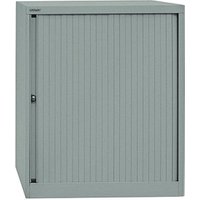 BISLEY Rollladenschrank silber 2 Fachböden 80,0 x 43,0 x 103,0 cm