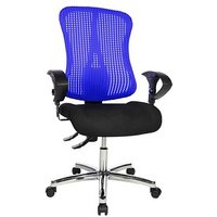 Topstar Bürostuhl Sitness® 90, SITNESSHP BC08 Stoff blau, Gestell chrom