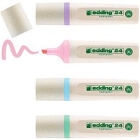 edding Highlighter 24 EcoLine pastell Textmarker farbsortiert, 4 St. edding Highlighter 24 EcoLine pastell Textmarker farbsortiert, 4 St.