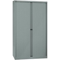 BISLEY Cito Rollladenschrank silber 4 Fachböden 120,0 x 43,0 x 198,0 cm