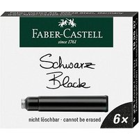 FABER-CASTELL 185507 Tintenpatronen für Füller schwarz 6 St. FABER-CASTELL 185507 Tintenpatronen für Füller schwarz 6 St.