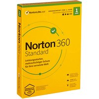 Norton 360 Standard Sicherheitssoftware Vollversion (PKC)