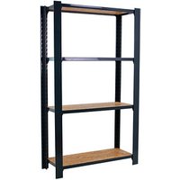 Simonrack Schwerlastregal OFFICLICK 4 8425437127687 anthrazit, braun 80,0 x 30,0 x 150,0 cm