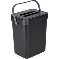 WENKO Tago Mülleimer 5,0 l schwarz