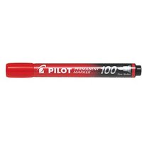 PILOT 100 Permanentmarker rot 1,0 mm, 1 St.