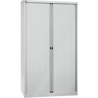 BISLEY Rollladenschrank lichtgrau 4 Fachböden 120,0 x 43,0 x 198,0 cm