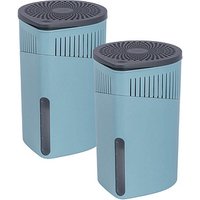 WENKO Drop Raumentfeuchter blau, 2x 1,0 kg