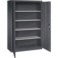 CP Stahlschrank 9480-000 S10574 schwarzgrau 120,0 x 50,0 x 195,0 cm, aufgebaut