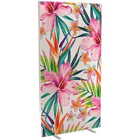 PAPERFLOW Trennwand easyScreen Tropical, 62747 bunt 94,0 x 173,4 cm
