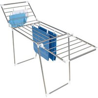 WENKO Wäscheständer Profi Plus silber