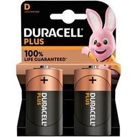 2 DURACELL Batterien PLUS Mono D 1,5 V 2 DURACELL Batterien PLUS Mono D 1,5 V