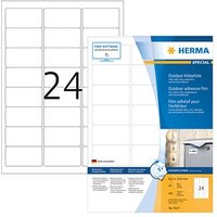 960 HERMA Folien-Kraftklebe-Etiketten 9537 weiß 63,5 x 33,9 mm