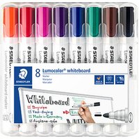 STAEDTLER Lumocolor Whiteboard-Marker farbsortiert 2,0 mm, 8 St. STAEDTLER Lumocolor Whiteboard-Marker farbsortiert 2,0 mm, 8 St.