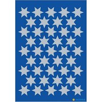 HERMA Aufkleber 3922 Sterne, silber, 123 Etiketten