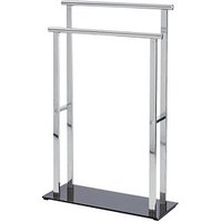 WENKO Handtuchständer Lava silber