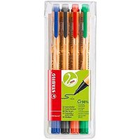 STABILO GREENpoint Filzstifte farbsortiert, 4 St. STABILO GREENpoint Filzstifte farbsortiert, 4 St.