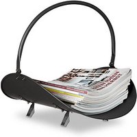 relaxdays Kaminholzkorb schwarz 38,0 x 48,0 x 40,0 cm