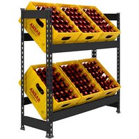 Simonrack Getränkekistenregal SIMONBOTTLE 2 8425437129582 anthrazit 100,0 x 30,0 x 100,0 cm