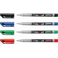 STABILO Write-4-all Permanentmarker farbsortiert 0,4 mm, 4 St. STABILO Write-4-all Permanentmarker farbsortiert 0,4 mm, 4 St.
