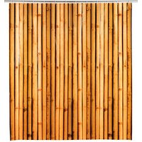 WENKO Duschvorhang Bambusa Motiv 180,0 x 200,0 cm