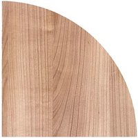 HAMMERBACHER Verbindungsplatte Savona nussbaum, dreieckig abgerundet 80,0 x 80,0 x 2,5 cm HAMMERBACHER Verbindungsplatte Savona nussbaum, dreieckig abgerundet 80,0 x 80,0 x 2,5 cm