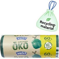 swirl® Müllbeutel Öko 5285824002 60,0 l grün, 8 St. swirl® Müllbeutel Öko 5285824002 60,0 l grün, 8 St.