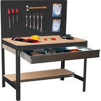 Simonrack Werkbank SIMONWORK anthrazit 1 Schublade 121,0 x 61,0 x 144,5 cm