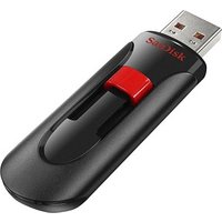 SanDisk USB-Stick Cruzer Glide schwarz, rot 32 GB