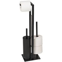 WENKO WC-Garnitur Rivalta schwarz Metall