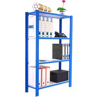 Simonrack Schwerlastregal OFFICCLICK 4 8435104916544 blau, weiß 90,0 x 40,0 x 150,0 cm