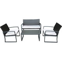 Garden Pleasure Garda Sitzgruppe grau Garden Pleasure Garda Sitzgruppe grau