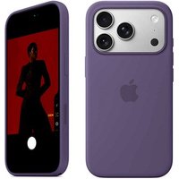 Apple Silikon Case mit MagSafe Handy-Cover für Apple iPhone 17 Pro nebelviolett