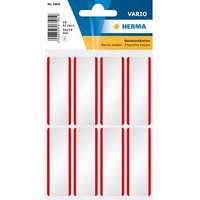 16 HERMA Namensetiketten 1902 weiß 54,0 x 19,0 mm 16 HERMA Namensetiketten 1902 weiß 54,0 x 19,0 mm