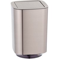 WENKO Auron Kosmetikeimer 5,5 l silber