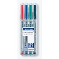 STAEDTLER Lumocolor Folienstifte-Set farbsortiert non-permanent 4 St. STAEDTLER Lumocolor Folienstifte-Set farbsortiert non-permanent 4 St.