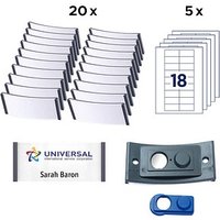 AVERY Zweckform Namensschilder mit Magnet 70,0 x 30,0 mm AVERY Zweckform Namensschilder mit Magnet 70,0 x 30,0 mm