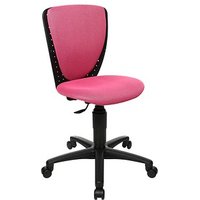 Topstar Kinderdrehstuhl High S’cool®, 70570BB10 Stoff rosa, Gestell schwarz