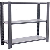 Simonrack Schwerlastregal OFFICCLICK 3 8435104916704 grau, weiß 90,0 x 30,0 x 100,0 cm