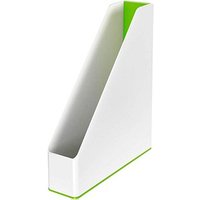 AKTION: LEITZ Stehsammler WOW Duo Colour 53621054 perlweiß/grün Kunststoff, DIN A4 mit Prämie nach Registrierung