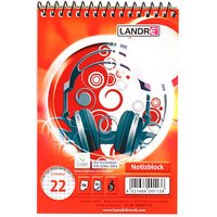 LANDRÉ® Notizblock DIN A6 kariert Lineatur 22 LANDRÉ® Notizblock DIN A6 kariert Lineatur 22