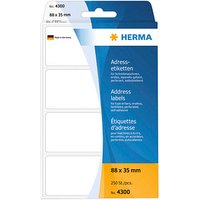 250 HERMA Adressetiketten 4300 weiß 88,0 x 35,0 mm
